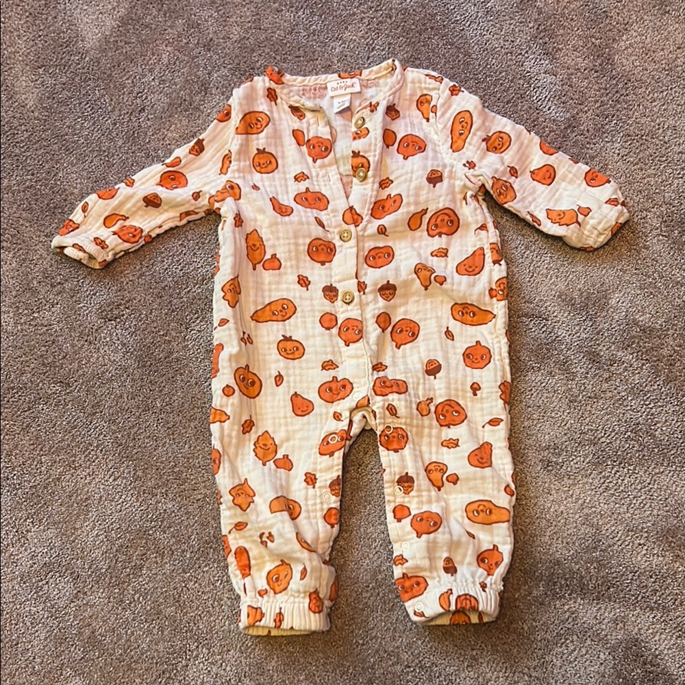 Fall Print infant One Piece 6-9months